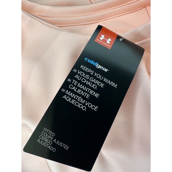 Under Armour Women's ColdGear Pink Long Sleeve Top Size L NWT READ - Picture 4 of 5